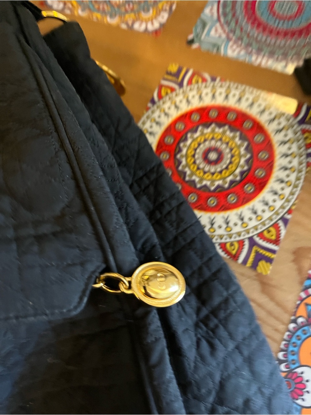 Excellent Dior lady Dior Quilted Backpack with Gold Charm Hardware - Picture 7 of 9